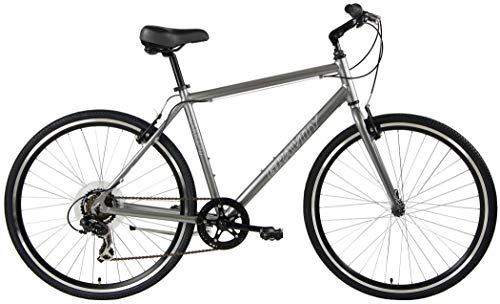 Grav Gravity Swift X4 8 Speed Adventure Hybrid Flat Bar Road Bike Titan Gray 20" Men's