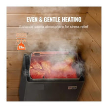 POGHDBXA Sauna Accessories, Sauna Heater, Electric Stove, Bathroom with Integrated Controls, Adjustable Temperature for Home, Hotel, SPA