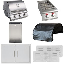 Blaze Prelude LBM 7-Piece 25-Inch Propane Outdoor Kitchen Package - BLZ-3LBM-LP-7PC-SC