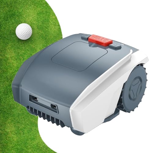 VNATWGOO Automatic Lawn Mower, with Optical Navigation, Obstacle Avoidance, APP Controlled Mowing Robot, Automatic Route Planning Charging