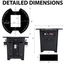 Creative Outdoor Distributor Full-Size Cocktail Arcade Machine 2 Player 412 Games 22" LCD Black