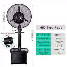 DYUNCZ Ndustrial Misting Fan, Pedestal Fan with Mister, Outdoor Misting Fan Commercial Oscillating Fan, Large Mist Fans with 90° Oscillating, 3 Speeds, 11 Gallon Large Tank(71cm/28)