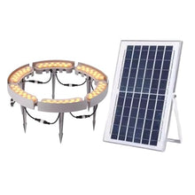 TETEOLALA LED Solar Garden Lights, 12W Aluminum Landscape Spotlights for Big Tree, Lawn Solar Lights, Weatherproof(Warm White Light,Pack of 6)