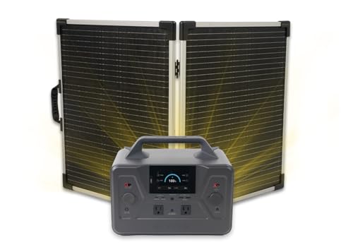 4Patriots Patriot Power Generator 1200 Portable Solar Power Bank, Silent, Fume-Free Solar Generator