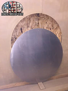 45” Turret Hole Slantback Cover Fits Military HUM-V Vehicles, Reinforced Steel