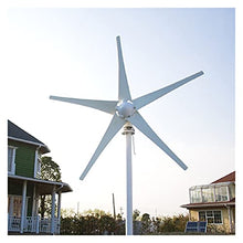 J3DFGFLR Wind Turbine Power Generator 800w 6 Blades 12V/24V Optional Used for Land Marine Outdoor Power Tools (Color : Hybrid Controller Specification : 6 Blades 800W)
