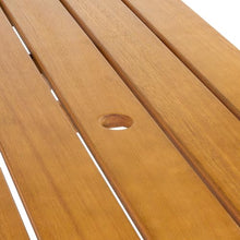 JONATHAN Y Shoreham Eucalyptus Wood Outdoor Picnic Table, 59", Teak Brown