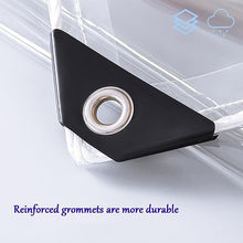 ZHENGQIAN PVC Tarpaulin with Zipper,Heavy Duty Transparent Tarps,0.5mm PVC Transparent Waterproof,for Pergola Patio Porch Gazebo Garage,Various Sizes can be Customized (Size : H2.6xW9m/H8.5xW29.5ft)
