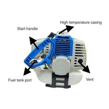 XZHBRZ 51.7cc 2-Stroke Gas Engine for Brush Cutter Petrol Engine 44-2 for Outdoor Power Equipment(Red)