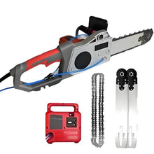 5800/6500W Electric Diamond Concrete Chain Saw, Handheld Brushed Chainsawwith Water Fed Dust Suppression for Granite, Reinforced Concrete
