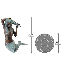 Design Toscano Medium Mermaid of the Isle of Capri Sculpture Bronze