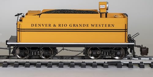 Bachmann 4-6-0 Steam Locomotive Metal Gears D&RGW Bumble Bee Large G Scale