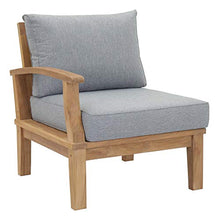 Ergode Marina Teak Wood Outdoor Patio Furniture Sofa Sectional Set | Ultimate Luxury | Durable Teak Construction | All-Weather Cushions | Modern Design