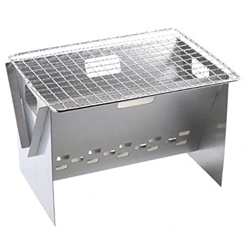 Folding Bbq Grill Portable Split Design Outdoor Camping Picnic Tool Easy Washable Food Barbecue