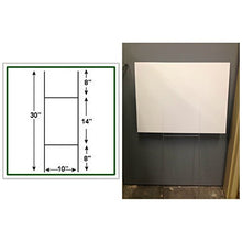 Sibe-R-Plastics Supply - 24" x 24" Blank White Coroplast Signs w/Wire Stands (100)