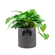 5pcs Gallons Felt Grow Bag Plant Fabric Grow Pots Garden Planter Bag Vegetable Pots with Handles Planting Planter Pots (Size : 7 Gallon) (1 Gallon)