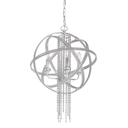 Zeev Lighting P30011-4-SW Cascade Pendant, White