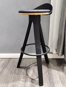 Comfortable Barstools Leisure Stool Commercial High Bar Stools Wrought Iron Bar Stools Vintage Counter High Stool Non-Slip Chair Coffee Shop Stools Advanced
