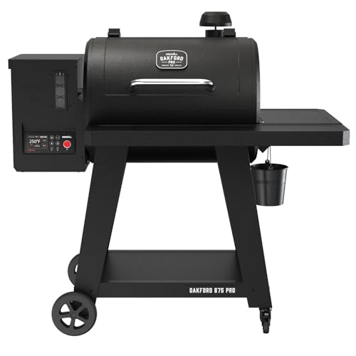 Oakford Pro Pellet Gril with 824 SQ In Cooking Area, I-Site View Indicator