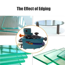 AOXHUGB 800w Electric Glass Edging Machine Portable Glass Edger Straight Round Bevel Edge Grinder Polish Edge Machine for Acrylic Marble Ceramic