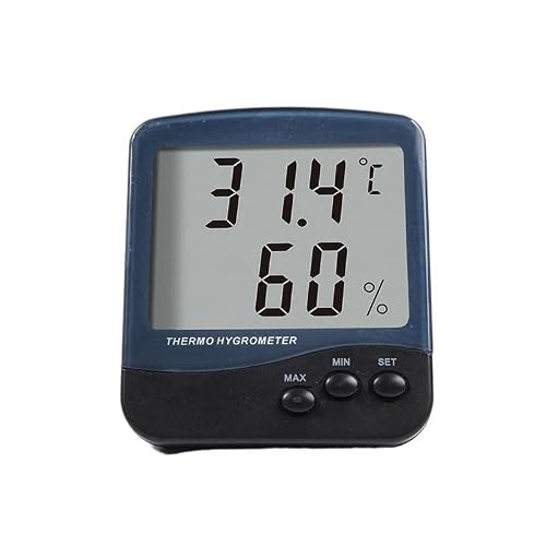 ABS Indoor Digital Temperature Humidity Meter Measuring Instrument Detector