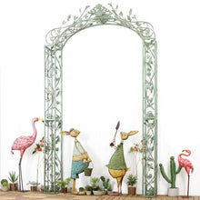 OREKPOT Extra Large Wedding Arch, Metal Arch Trellis, Garden Pergola Arbor for Party, Ceremony, Decoration, Climbing Plant, Lawn, Terrace，250cm/98.4in