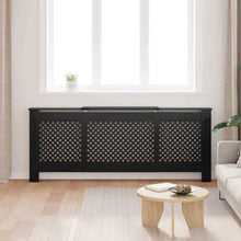 HGLADYU MDF Radiator Cover Black 80.7 in