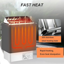 JYXYXSCP Sauna Heater,3-9kw Dry Steam Bath Sauna Heater Stove,w/External Controller,Need 16kg Sauna Stone (not Included),for Commercial Use (8KW)