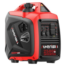 AMERISUN Portable Inverter Generator 2500W, Quiet Gas Power With CO Alarm