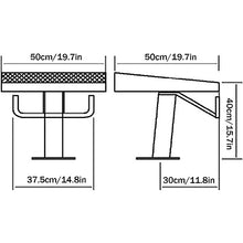 GEGEG Heavy Duty Diving Board - Professional Stainless Steel Pool Diving Platform for Indoor & Outdoor Use, for Competitions & Training