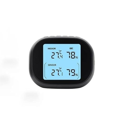 ASWRTYJO ABS Temperature Humidity Meter Digital Electronic Outdoor Home Charging
