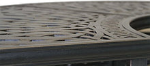 Dijkoo theWorldofpatio Elizabeth Cast Aluminum Powder Coated Party Bar Table - Antique Bronze