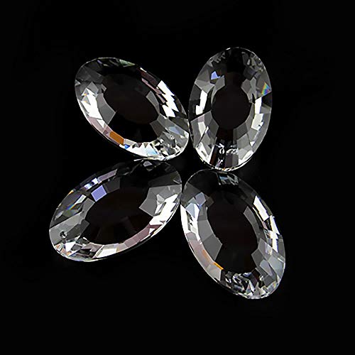 Chandelier Crytal Lucky Clear Earring Crystal Prisms Pendant For Chandelier Parts 38-100mm Lighting Suncatcher Hanging Decorative Home - (Color: 63mm150pcs)