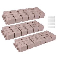 Faux Stone Landscape Edging Decorative Stone-Look Garden Border with 24 Pieces Spikes for DIY Outdoor Yard Landscaping