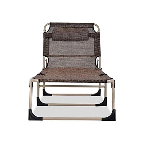 IIPOSAQQ Reclining Lounge Chair Adjustable Zero Chair Folding Recliners for Outdoor Patio Poolside Backyard Deck Beach