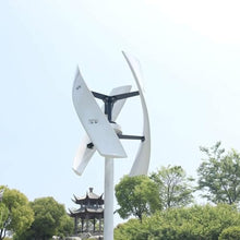 KK-GAL Wind Turbine Generator Kit with 3-Blade, Vertical Wind Power Turbine Generator Kit with Full Set of Equipment, Power Producer Equipment, Wind Power Generator for Marine, RV, Home,3000w 12v 2m