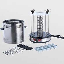 TEOYETTSF Electric Barbecue Oven Household Automatic Rotary Skewer Smokeless Grill Cup