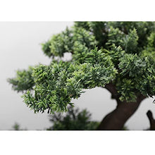 YXIANG56Q Fake Plants Artificial Plant Welcoming Songya Cypress Bonsai Zen Fake Plant Bonsai for Modern Decoration of Indoor and Outdoor Home Office Bonsai Tree, yuqing2022
