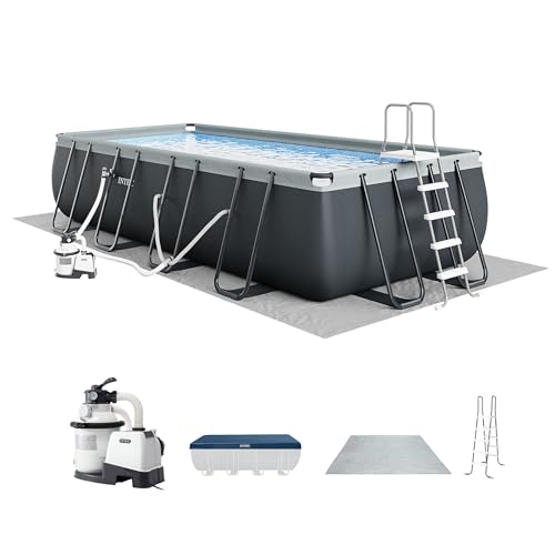 INTEX Ultra XTR 18ft x 9ft x 52in Above Ground Swimming Pool Set w/Pump