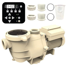 SWIMLINE HYDROTOOLS Variable Speed Swimming Pool Pump For Inground & Above Ground Pools | 3.0 HP, 9720 GPH Self Priming Filter Pumps | 230 V, LED Control Panel, 2-4 Flow Speeds, Strainer Basket, DOE