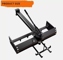 42" Tow Behind Box Scraper Blade Rust Resistant Lawn Tractor W/ Adjustable Grip