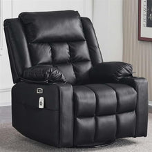 UOPYNE Oversized Swivel Rocker Recliner Chair with Massage and Heat, Living Room Single Sofa Seat with Cup Holders, Comfortable Nursery Lounge Glider Reclining for Home Theater