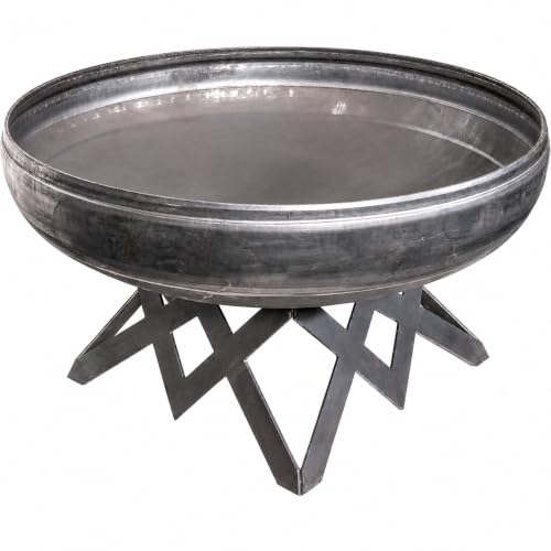 Ohio Flame Liberty 36” Wood Burning Fire Pit Carbon Steel with Angled