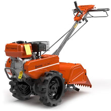 NOVUS Dual Direction Rear Tine Tiller, 212CC 4 Cycle Gas Engine, Independent Control Panel, Counter-Rotating Tines, Instant Reverse Power Tiller, 17 Inch Gas Tiller for Home Gardens and Farms