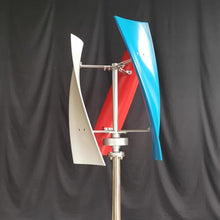 YHJLZNA Wind Turbine Generator Kit,Portable Vertical Helix Wind Power Turbine Generator Kit 3 Blade Wind Generator Kit for Marine RV Home Industrial Energy(Size:200W)