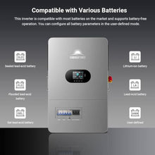 SUNGOLDPOWER 12000W 48V Solar Inverter,120V/240V Split Phase Pure Sine Wave All-in-One Inverter with Dual 22A MPPT,PV RSD,200A Charger, Parallel 6 Units for Off-Grid Home,RV,Farm(FR12K-B)