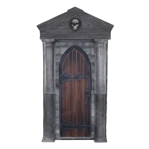 Haunted Hill Farm 6.7-Ft. Motion-Activated Animatronic Mausoleum by Tekky