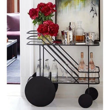 Modern Sofa Side Table Trolley Storage Rack Snack Hand Pushed Serving Cart Living Room Dining Simple