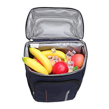 TBNLASS Double-Layer Insulation Backpack Large-Capacity Outdoor Picnic Bag Beer Bottle Opener Trolley Ice(E)