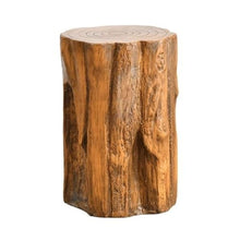 WOAITIANTIAN Vase Stand Imitation Wooden Pile Resinous Plant Base, Multifunctional Decorative Display Stand